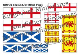 England & Scotland Flags